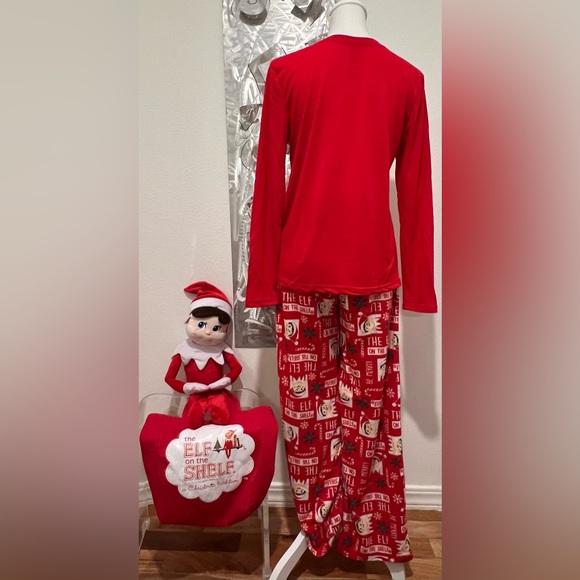 Elf on the Shelf Pajamas + Tote Bag + Large Stuffed Doll - Picture 5 of 16